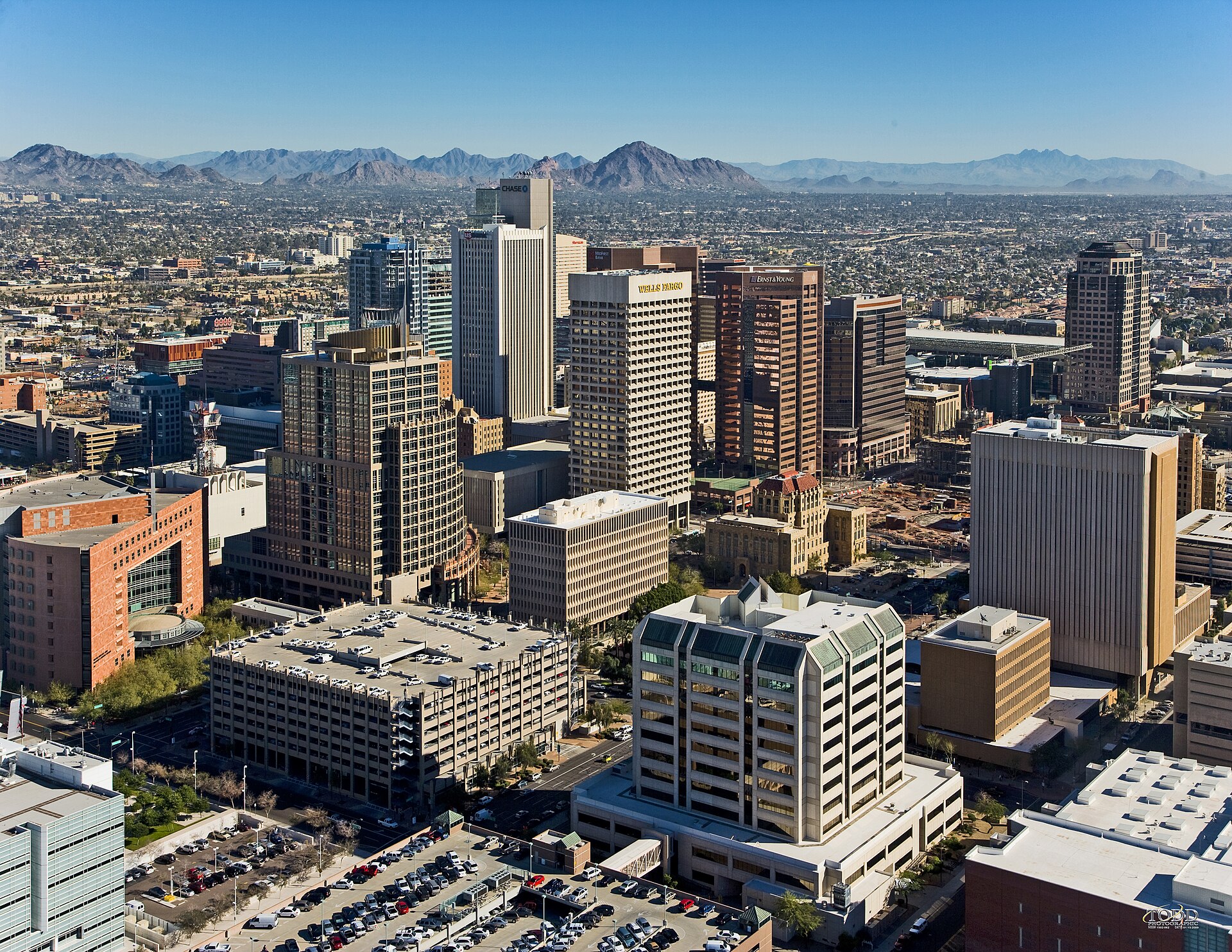 Downtown Phoenix skyline — host city of the 2027 RMRC Symposium.